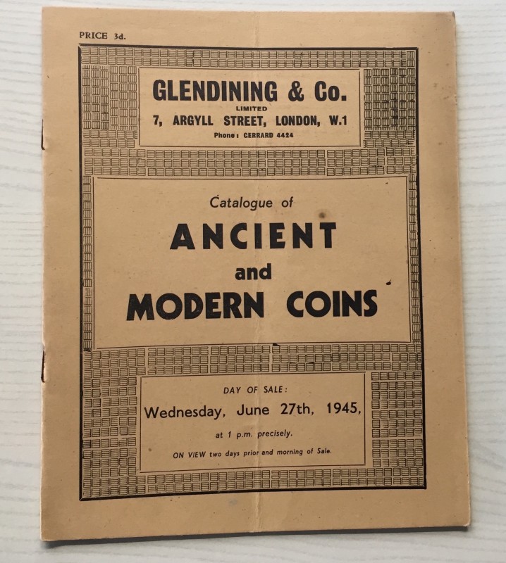 Glendining & Co. Catalogue of English Coins. The property of a Lady. London 27 J...