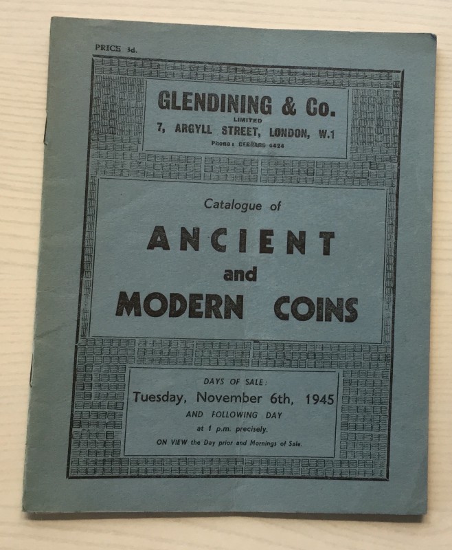 Glendining & Co. Catalogue of the Collection of English Coins Formed by the late...