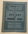 Glendining & Co. Catalogue of the Collection of English Coins Formed by the late P.C. Peek Esq. London 06 November 1945. Brossura ed. pp. 28, lotti 40...