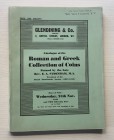Glendining & Co. Catalogue of the Roman and Greek Collection of Coins formed by the late Rev. E.A. Sydenham, M.A. President of the Royal Numismatic So...