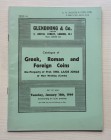 Glendining & Co. Catalogue of Greek, Roman and Foreign Coins the property of Emil Lajos Jonas of West Wratting ( Cambs). London 18 January 1949. Bross...