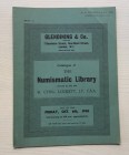 Glendining & Co. Catalogue of the Numismatic Library formed by the late R. Cyril Lockrtt, J.P., F.S.A. London 06 October 1950 Brossura ed. pp. 8, lott...