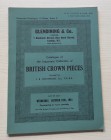 Glendining & Co. Catalogue of the Important Collection of British Crown Pieces formed by F.B. Nightingale Esq., F.R.I.B.A. London 24 October 1951. Bro...