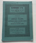 Glendening & Co. Catalogue of an Important Collection of German Thalers, Austrian Gold & Silver Coins also a Fine Collection of English & Scottish Coi...