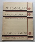 Grabow L. Alte Sammlung Griechischer Munzen und Bronzemunzen derRomischen Republik. 9-10 July 1930. Brossura ed. pp. 48, lotti 649, tavv. VIII in b/n....