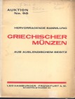 HAMBURGER LEO – Frankfurt a.M. ¾ - 4-1933. Auktion N.98.Hervorragende sammlung Griechische munzen, besonders reiche serie von Sicilien. pp. 36, nn. 85...