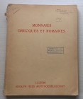 Hess A. Catalogue de Monnaies Grecques et Romaines, en Or, Argent et Bronze de toute Premiere Conservation formee par un Amateur recemment decede'. Lu...