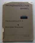 Munzhandlung Basel Vente Publique No. 4. Cabinet Numismatique du Prince W. (Grandes series de Monnaies d'Italie et de Sicile). Parties de la Collectio...