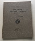Naville & Co. VI Catalogue de Monnaies Grecques Antiques en Oro et Argent. Composant la Collection de Feu Clarence S. Bement, de Philadelphie (U.S.A.)...