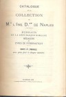 SAMBON JULES – Florence 1892. Catalogue a prix fixes de la collection de Mr. L’Ing. D. ** de Naples. Monnaies de la republique romaine ,medailles et l...