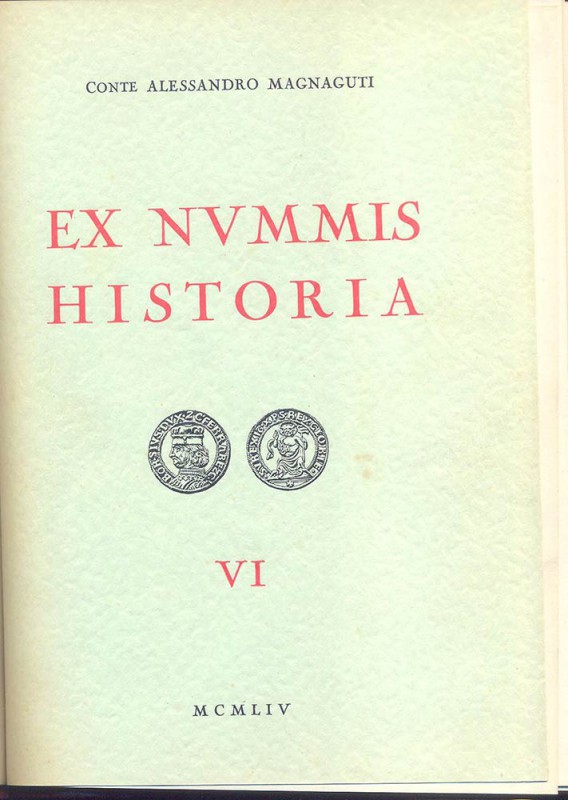 SANTAMARIA P.& P. - Roma 1954. Ex Nummis historia VI.Monete delle Signorie itali...
