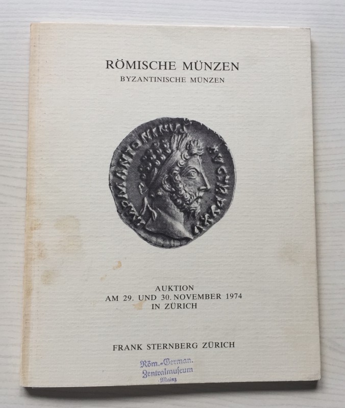 Sternberg F. Auktion (III) Romische Munzen Byzantinische Munzen. Zurich 29-30 No...