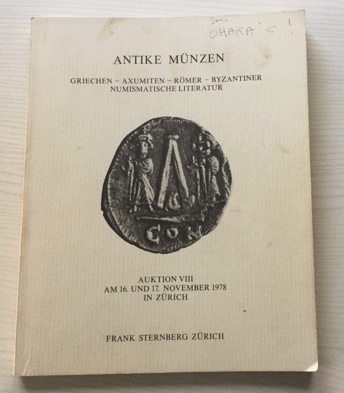 Sternberg F. Auktion VIII, Antike Munzen Griechen, Axumiten, Romer, Byzantiner, ...