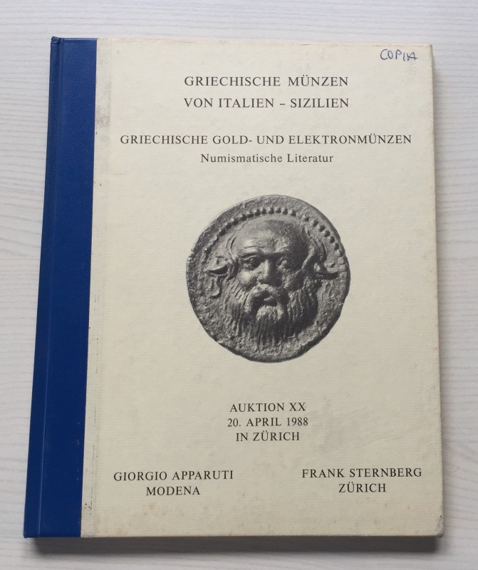 Sternberg F. Apparuti G. Auktion XX Griechische Munzen Von Italien, Sizilien. Gr...