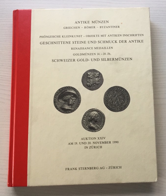Sternberg F. Auktion XXIV, Antike Munzen Griechen, Romer, Byzantiner, Phonizisch...