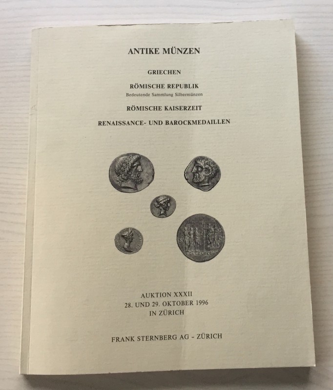Sternberg F. Auktion XXXII, Antike Munzen Griechen, Romische Republik Bedeutende...