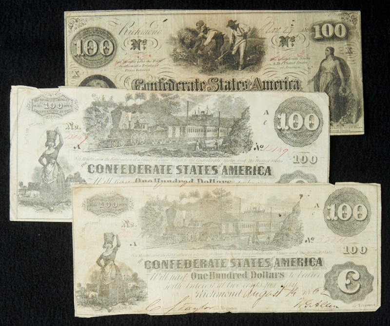 5-piece group of T41. 1862. $100 Notes

5-piece group of T41. 1862. $100 Notes...