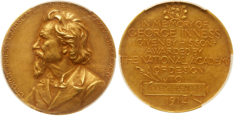 1914 Gold Medal George Inness Award

1914 Gold Medal George Inness Award. 60 m...