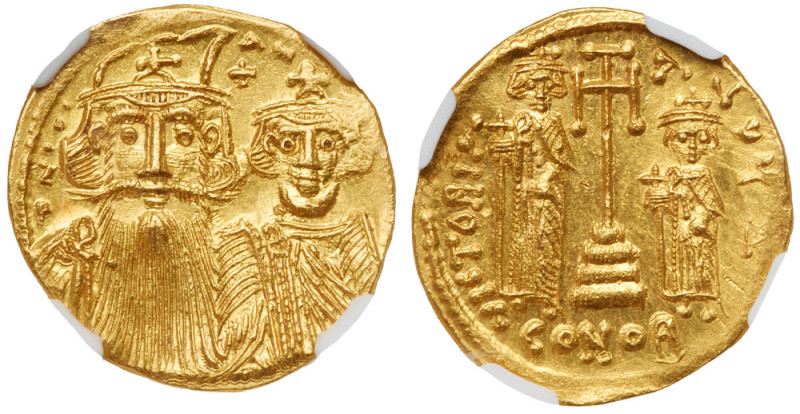 Constans II. Gold Solidus (4.42 g), 641-668

Constans II. Gold Solidus (4.42 g...