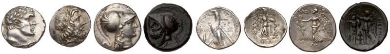 4-piece lot of Ancient Greek Coins

4-piece lot of Ancient Greek Coins. Consis...