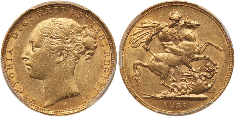 Australia. Sovereign, 1881-S. PCGS AU55

Australia. Sovereign, 1881-S. S.3858D...