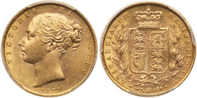 Great Britain. Sovereign, 1871. PCGS MS63