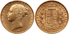 Great Britain. Sovereign, 1871. PCGS MS61