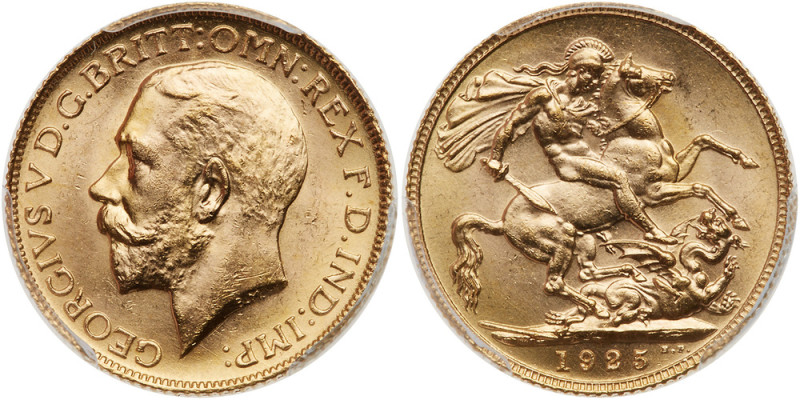 Great Britain. Sovereign, 1925. PCGS MS65

Great Britain. Sovereign, 1925. S.3...