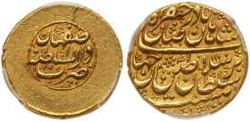 Iran. Ashrafi, AH1158 (1745). PCGS AU55