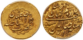 Iran. Ashrafi, AH1168 (1755). PCGS AU55