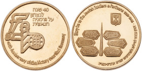 Israel. Victory Over Nazi Germany, State Gold Medal, 1984. BU