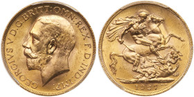 South Africa. Sovereign, 1927-SA. PCGS MS64