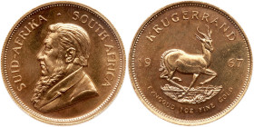 South Africa. Kurgerrand, 1967. PCGS MS68