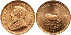 South Africa. Kurgerrand, 1973. PCGS MS69