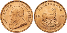 South Africa. Krugerrand, 1974. BU