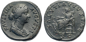 Faustina II (161-180), Sesterzio, Roma, Ae 32 mm 24,68 g , Sear-5283, BB