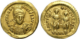 Teodosio II (402-450), Solido (426-430), Costantinopoli, Au 21 mm 4,46 g , Sear-21144, BB