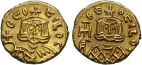 Teofilo (829-842), Solido, Siracusa, Au 16 mm 3,88 g , Sear-1670 SPL