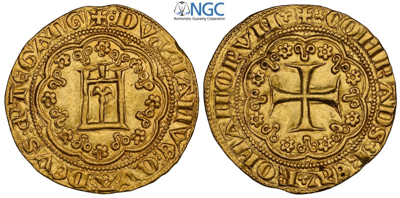 Genova, Simon Boccanegra Doge I (1339-1344), Genovino, MIR-28 Au 21 mm 3,53 g , ...