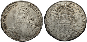 Ragusa, Repubblica (1358-1808), Tallero Rettorale 1746, Dav-1637 Ag 43,5 mm 28,04 g , porosità di metallo, BB+