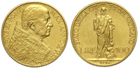 Città del Vaticano, Pio XI (1929-1938), 100 Lire 1936, Au 20,7 mm , SPL