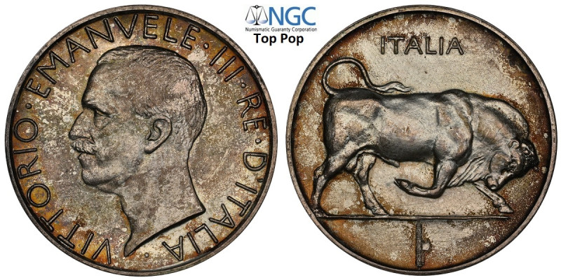 Regno d'Italia, Vittorio Emanuele III (1900-1943), 20 Lire sd (1927) Progetto, R...