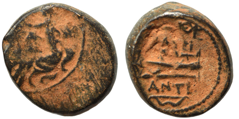 SELEUKID KINGS of SYRIA. Antiochos I Soter, 281-261 BC. Ae (bronze, 1.77 g, 11 m...