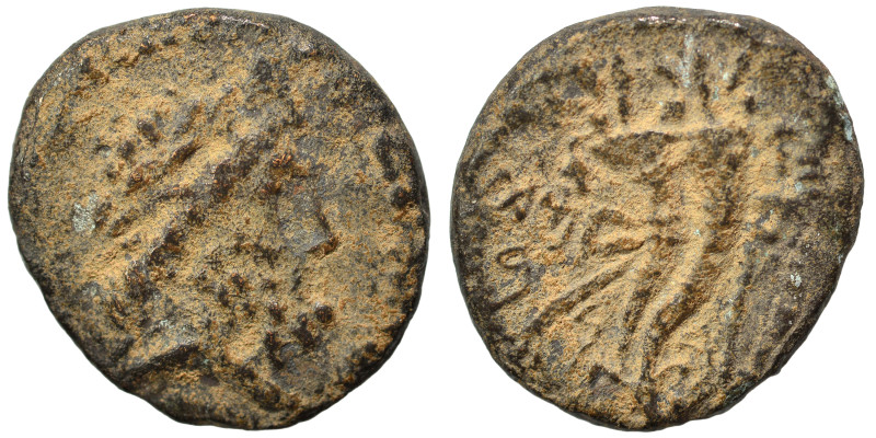 PHOENICIA. Marathos. 130/29-24/3 BC. (bronze, 5.15 g, 20 mm). Laureate head of Z...