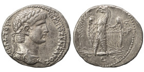 SYRIA, Seleucis and Pieria. Antioch. Nero, 54-68. Tetradrachm (silver, 15.05 g, 27 mm). NEPΩNOΣ ΚΑΙΣΑΡ ΣΕΒΑΣΤΟΣ Laureate head of Nero to right, wearin...