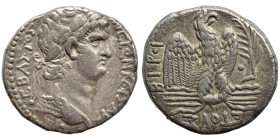 SYRIA, Seleucis and Pieria. Antioch. Nero, 54-68. Tetradrachm (silver, 15.40 g, 24 mm). ΝΕΡΩΝ ΚΑΙΣΑΡ ΣΕΒΑΣΤΟΣ Laureate head of Nero to right, wearing ...