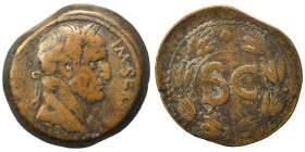 SYRIA, Seleucis and Pieria. Antioch. Galba, 68-69. Ae (bronze, 15.68 g, 29 mm). IM·SER·S[VL·GALBA·CA]E Laureate head of Galba to right. Rev. Large S C...