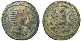 SYRIA, Seleucis and Pieria. Antioch. Julia Mamaea, Augusta, 222-235. Octassarion (bronze, 10.47 g, 32 mm). Diademed and draped bust right. Rev. Tyche ...