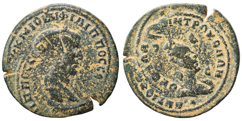 SYRIA, Seleucis and Pieria. Antioch. Philip II, 247-249. Ae (bronze, 14.57 g, 31...