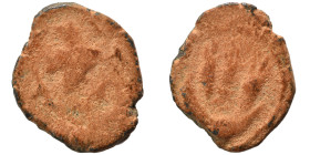 PALMYRENE. Palmyra. Pseudo-autonomous issue, circa 2nd-3rd centuries AD. Ae (bronze, 1.52 g, 14 mm). Radiate and draped bust to left (Malakbel ?). Rev...